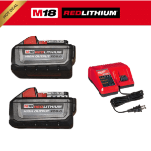 M18 18-Volt Lithium-Ion High Output Starter Kit with Two 6.0 Ah Battery and Charger